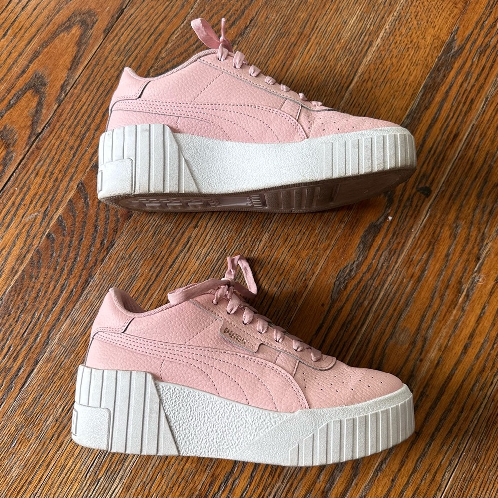 PUMA Cali Wedge Sneakers 6.5